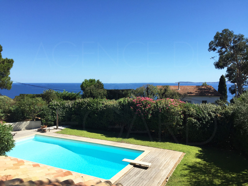 Rayol Canadel , sea view – THIS VILLA HAS BEEN SOLD BY AGENCE DU REGARD